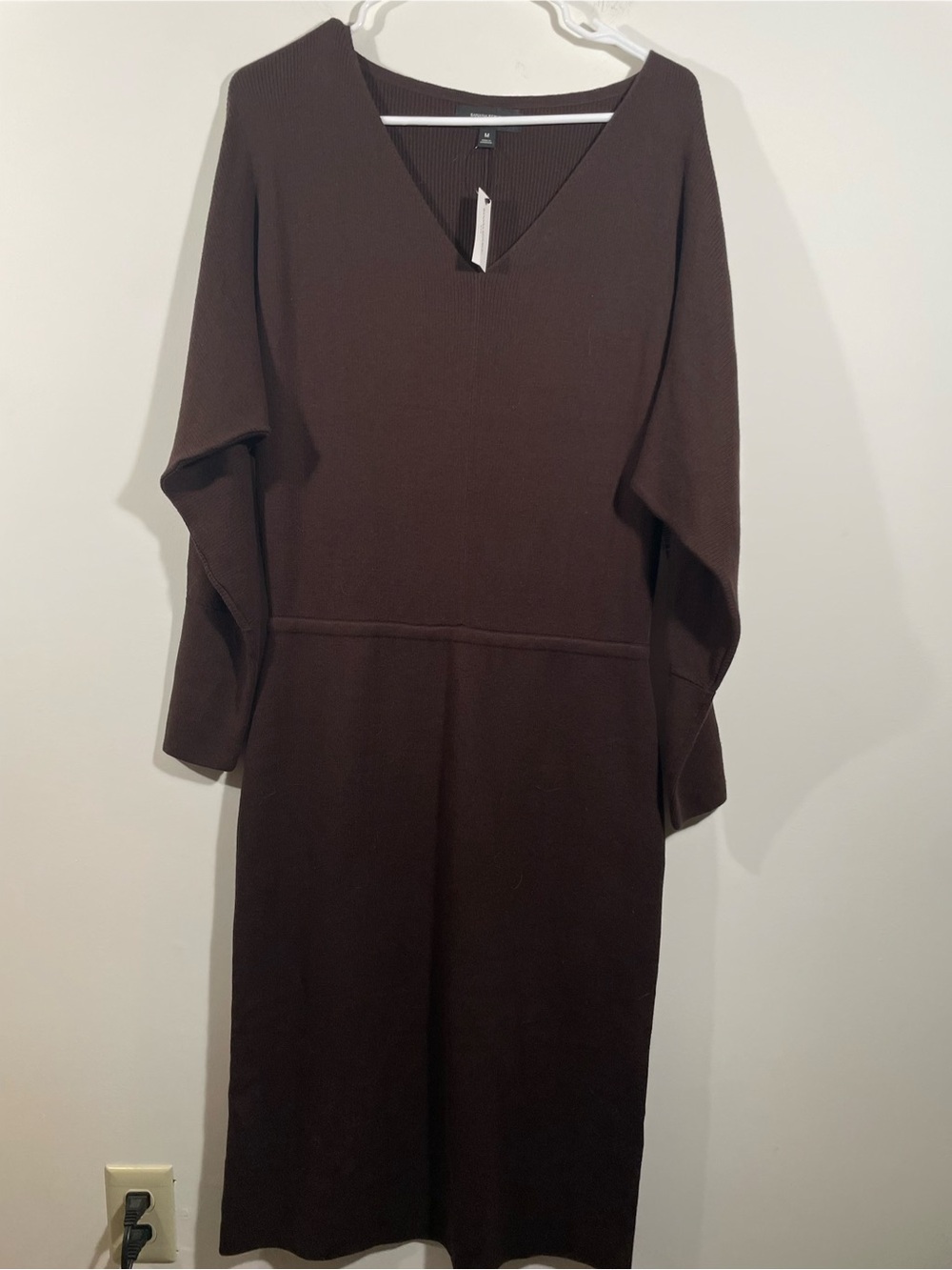NWT Banana Republic ribbed dolman sweater dress M